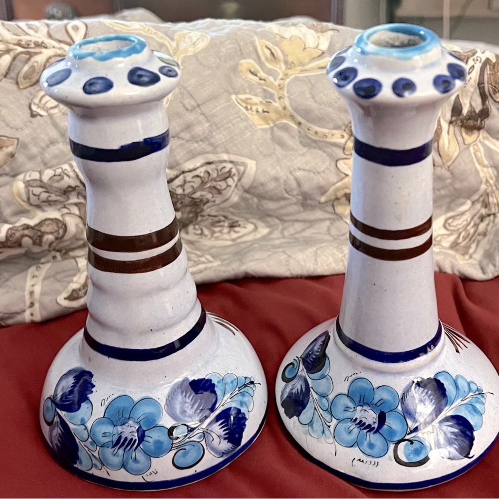 Vintage Tonalá candlesticks